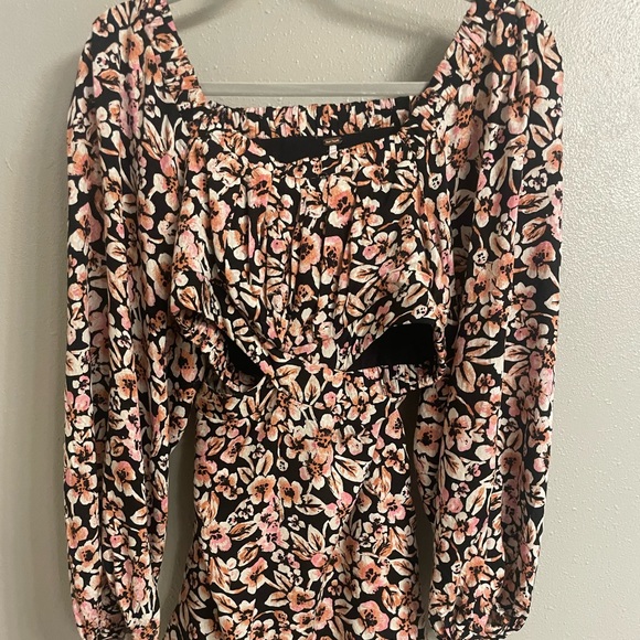Free People - Jael Printed Mini Dress- never worn - Picture 3 of 4